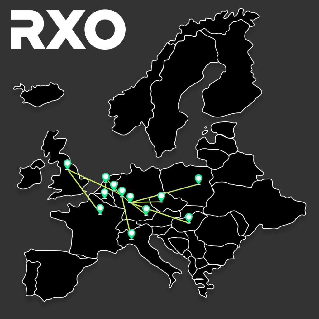 rxo-Europese netwerk van magazijnen en logistieke centra-rxo